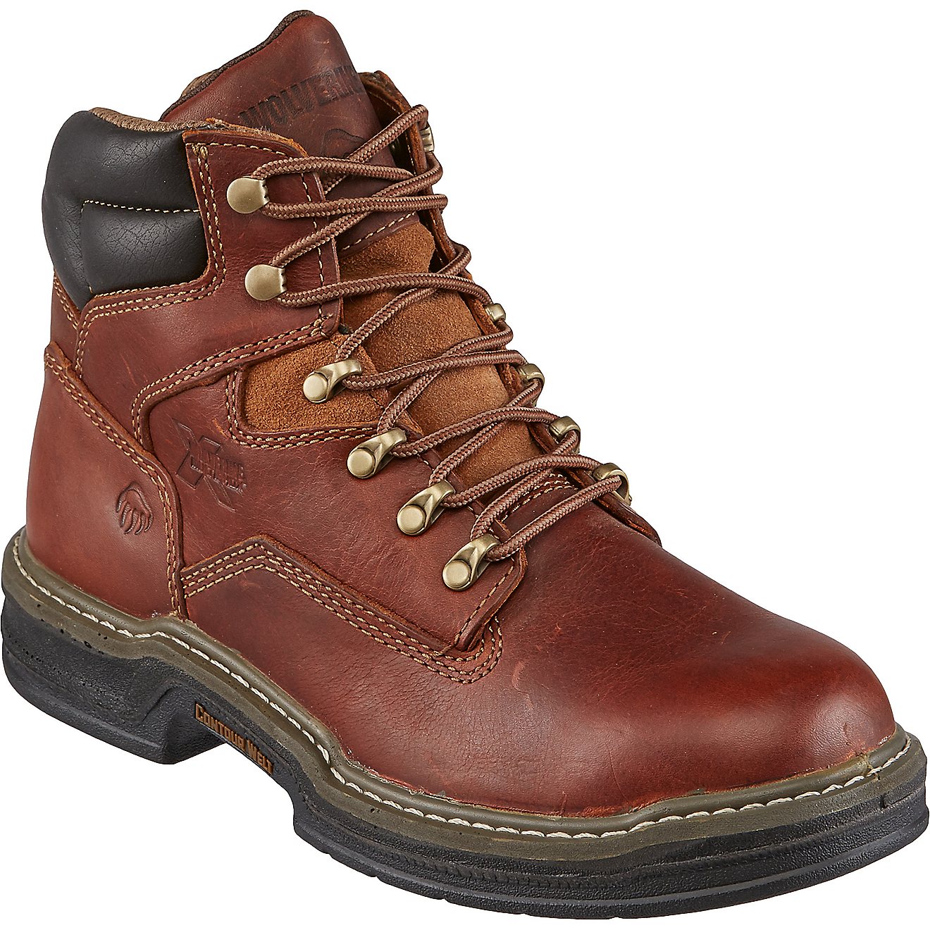 Wolverine Raider Men's MultiShox Contour Welt 6 in EH Lace Up Work Boots                                                         - view number 2