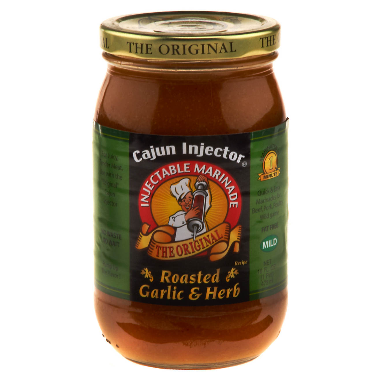 Cajun Injector 16 oz. Roasted Garlic and Herbs Marinade Refill                                                                   - view number 1