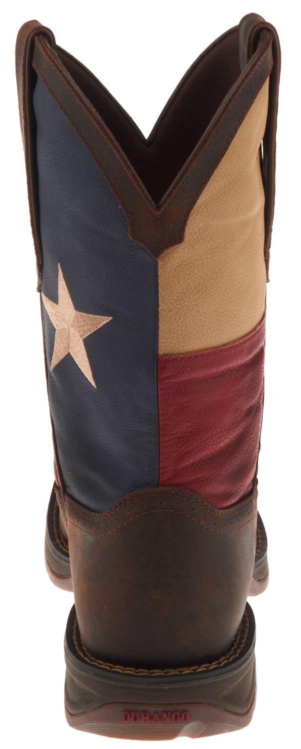 Durango Men's Rebel Texas Flag Western Boots Academy