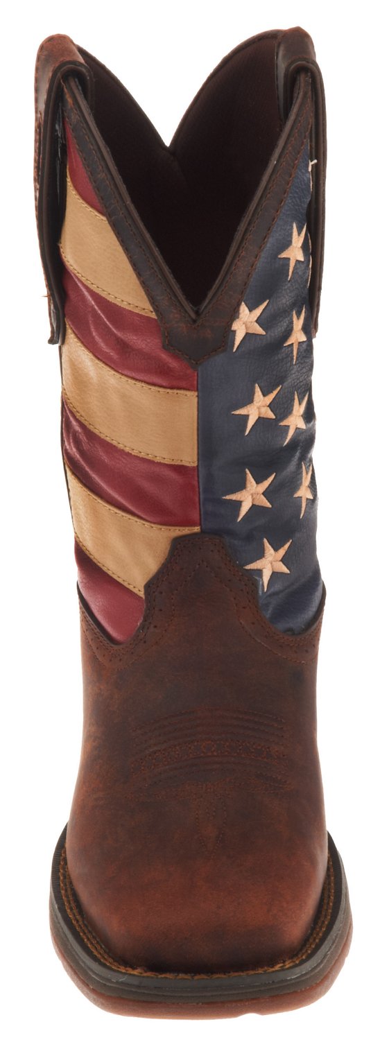 Rocky Men's Rebel American Flag Western Boots Academy