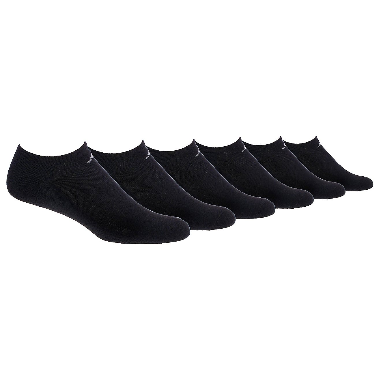 adidas Men's Large Athletic No-Show Socks 6 Pack                                                                                 - view number 1