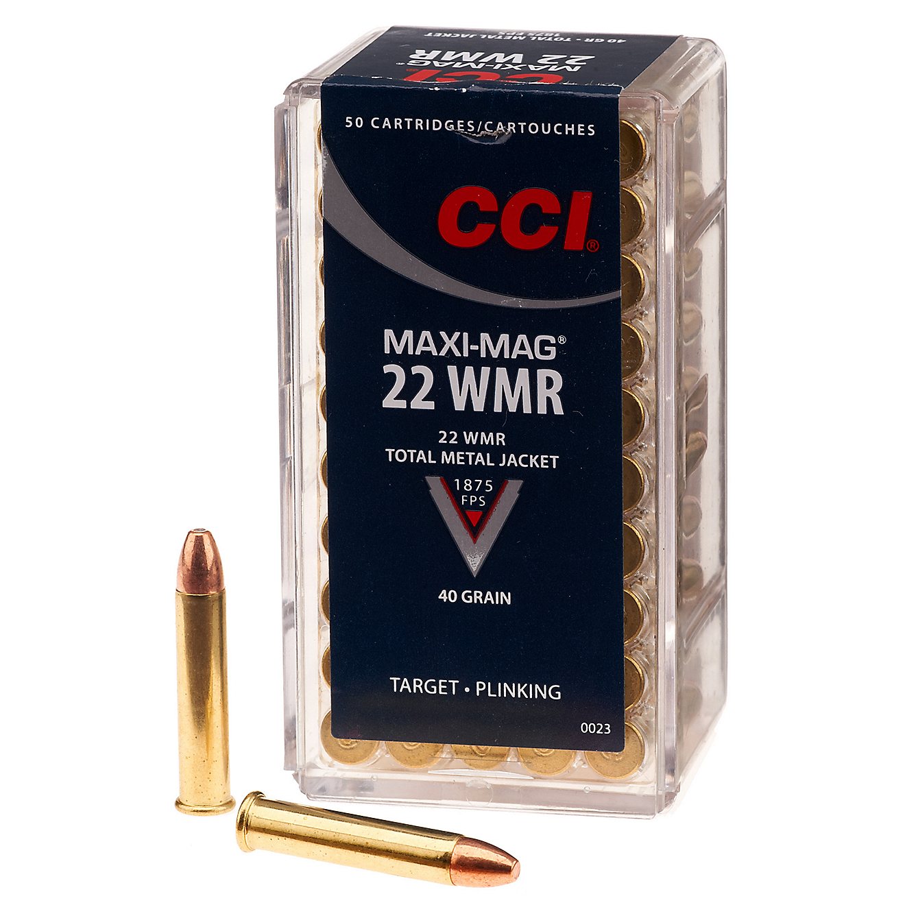 CCI® .22 WMR Maxi Mag 40-Grain Rimfire Ammunition - 50 Rounds                                                                   - view number 1