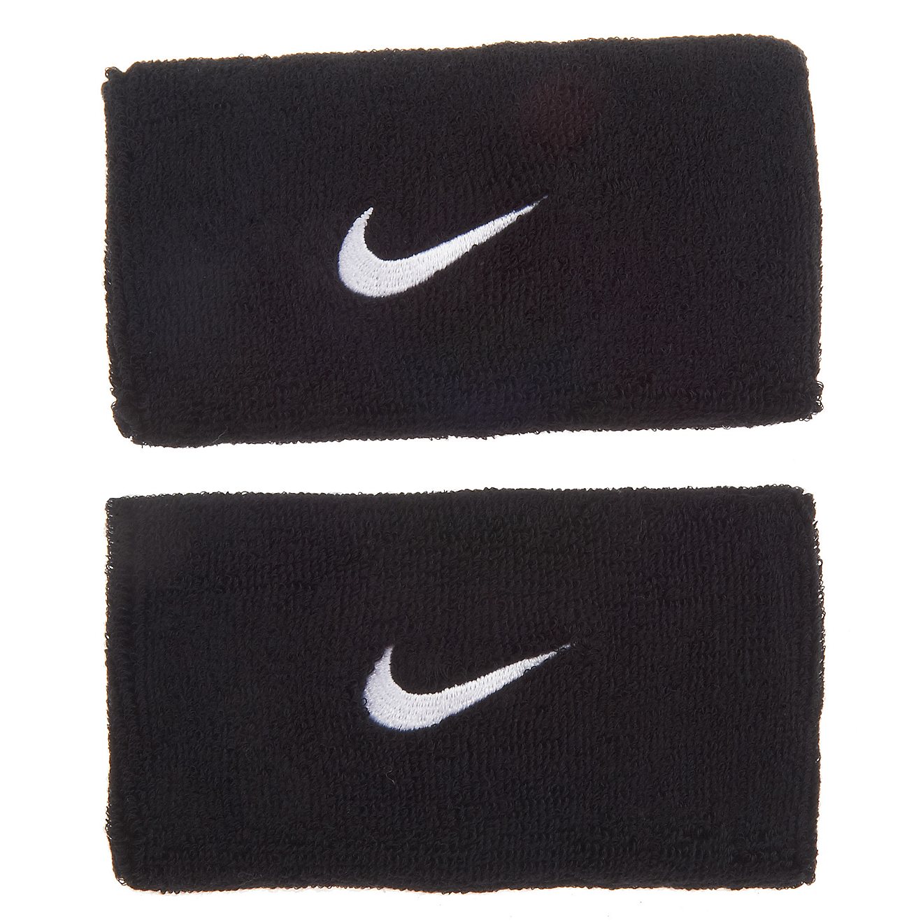 Nike Adults' Swoosh Double-Wide Wristbands                                                                                       - view number 1