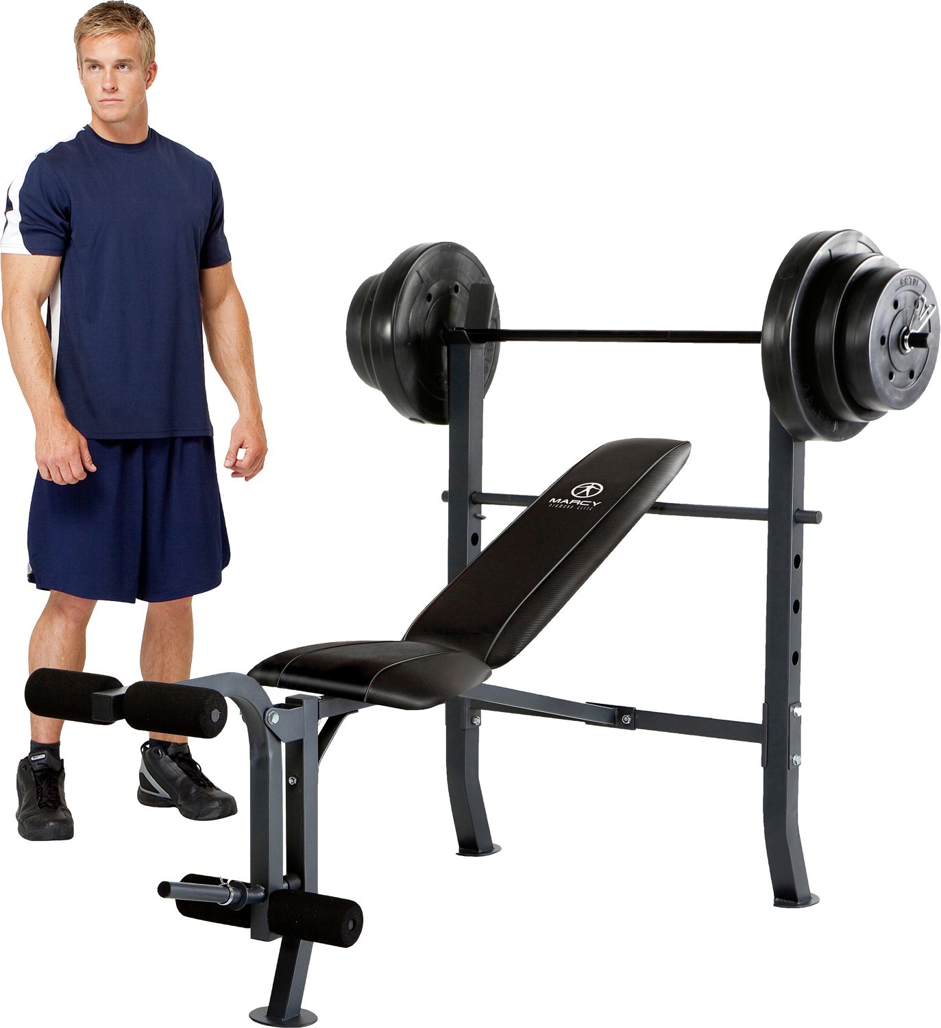 Marcy Weight Bench Set Academy