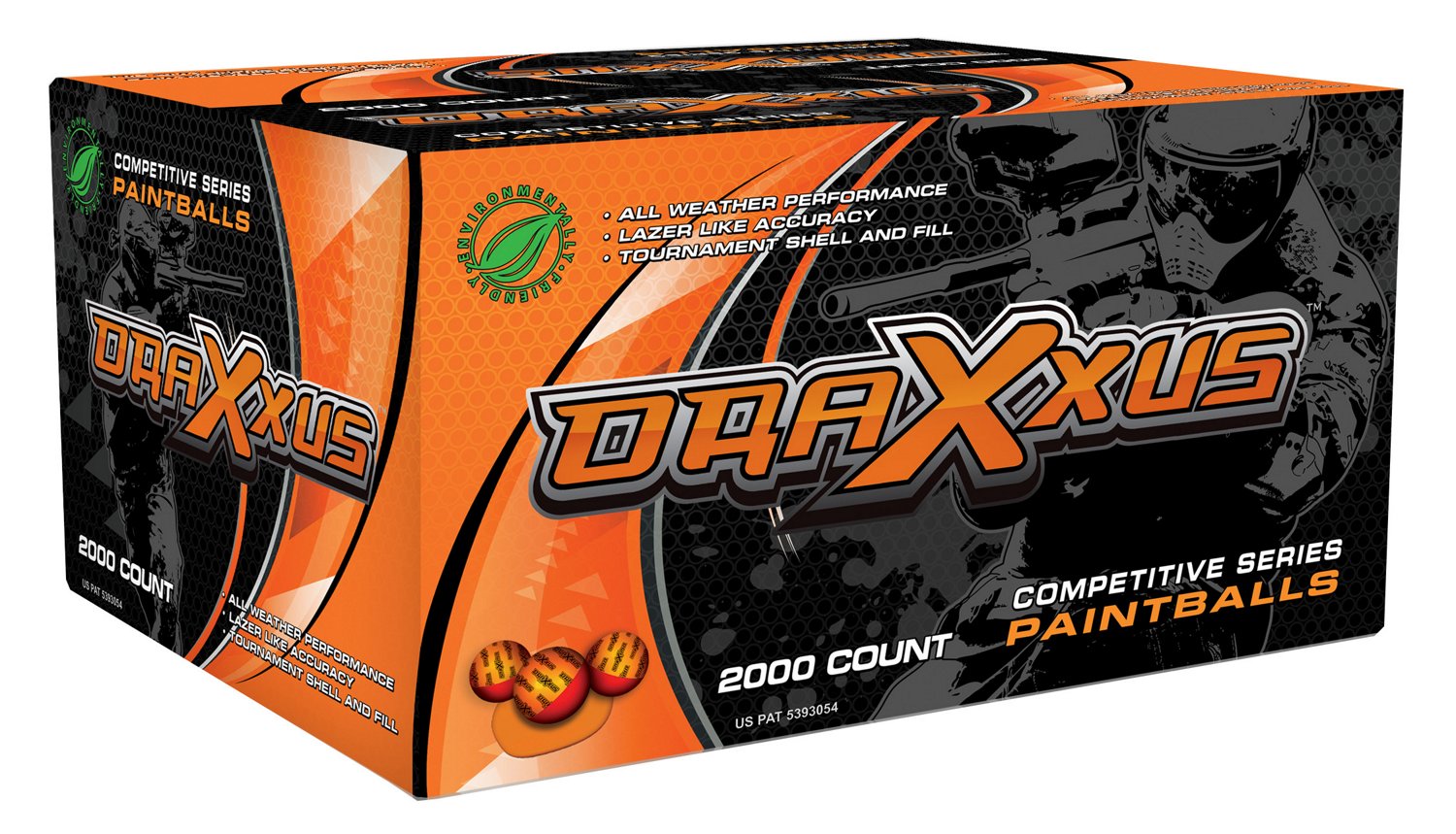 XBall Blaze Competition Paintballs 2,000Pack Academy