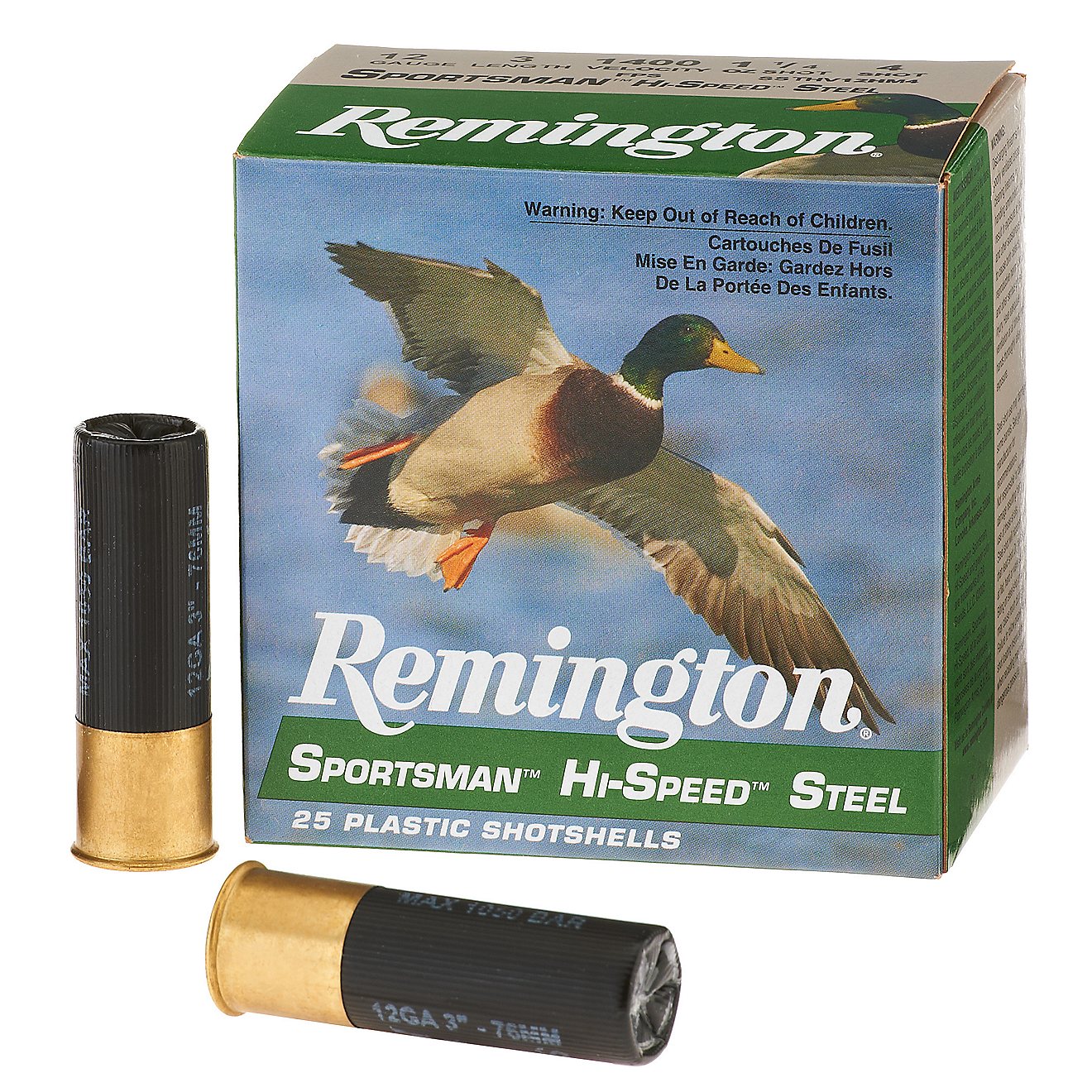 Remington Sportsman Hi-Speed Steel 12 Gauge Shotshells - 25 Rounds                                                               - view number 1