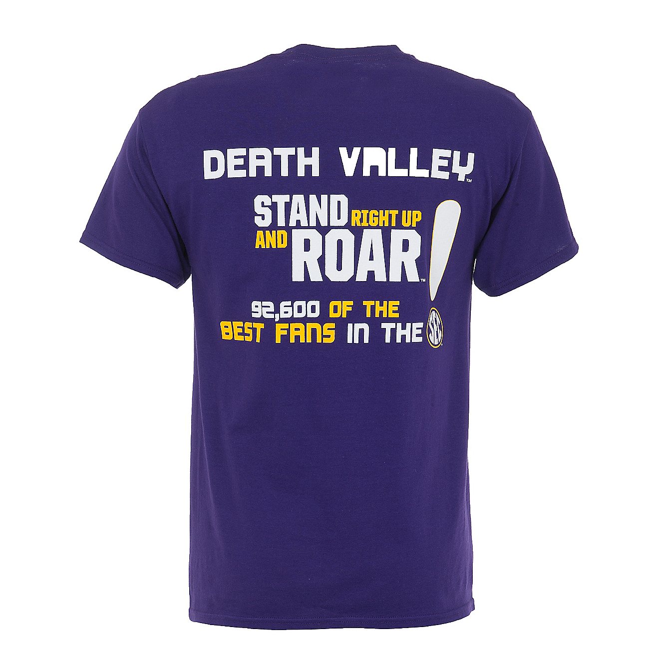 Bayou Apparel Adults' Louisiana State University Stand and Roar T-shirt                                                          - view number 1