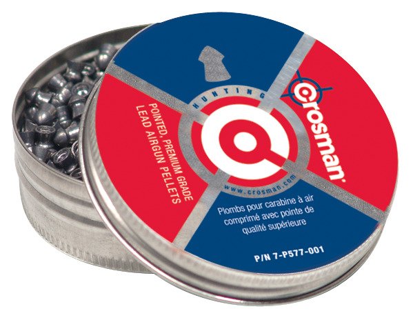 Crosman Pointed Pellets .177 7.4Grain Air Gun Ammunition Academy