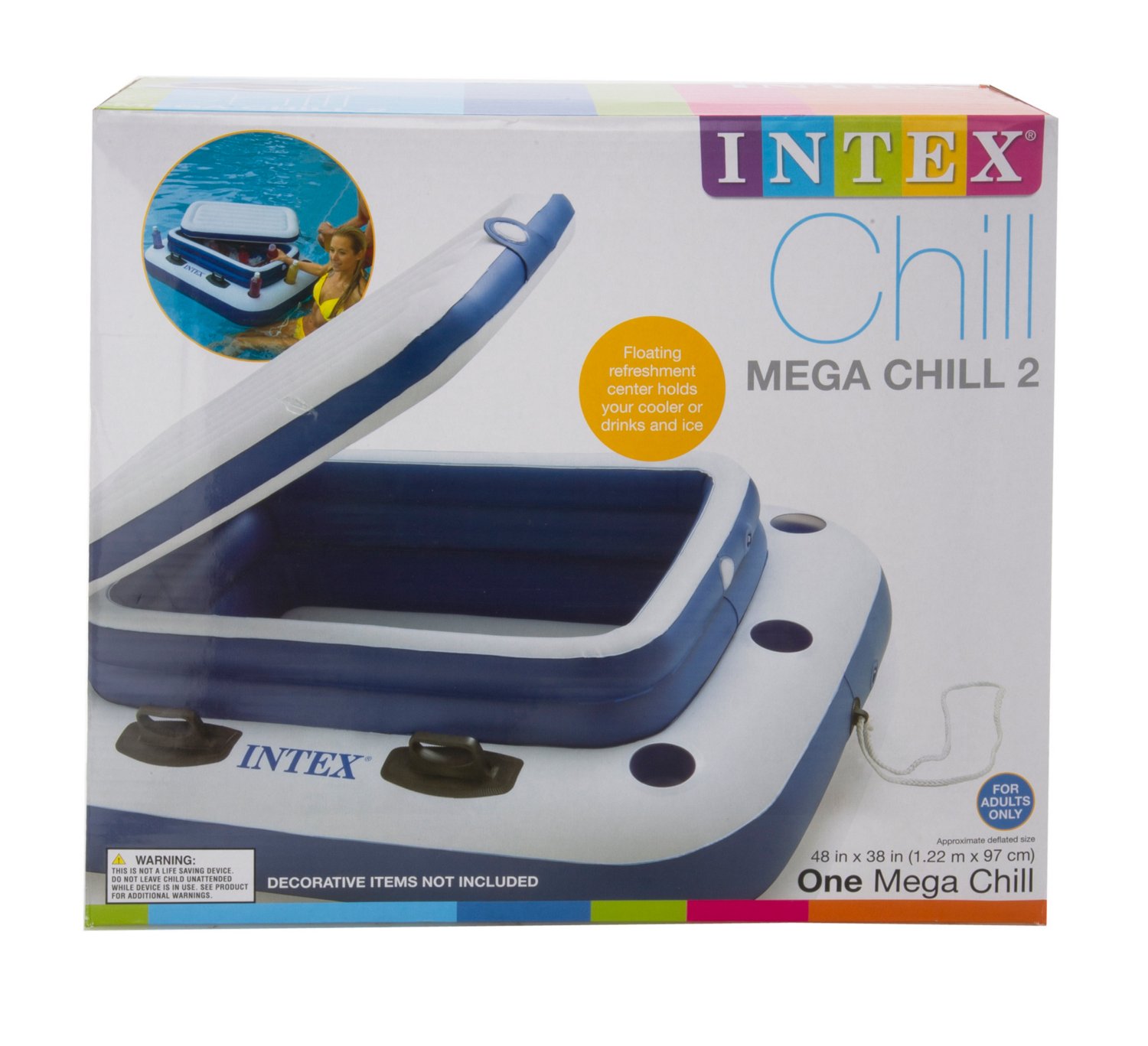 mega chill cooler intex