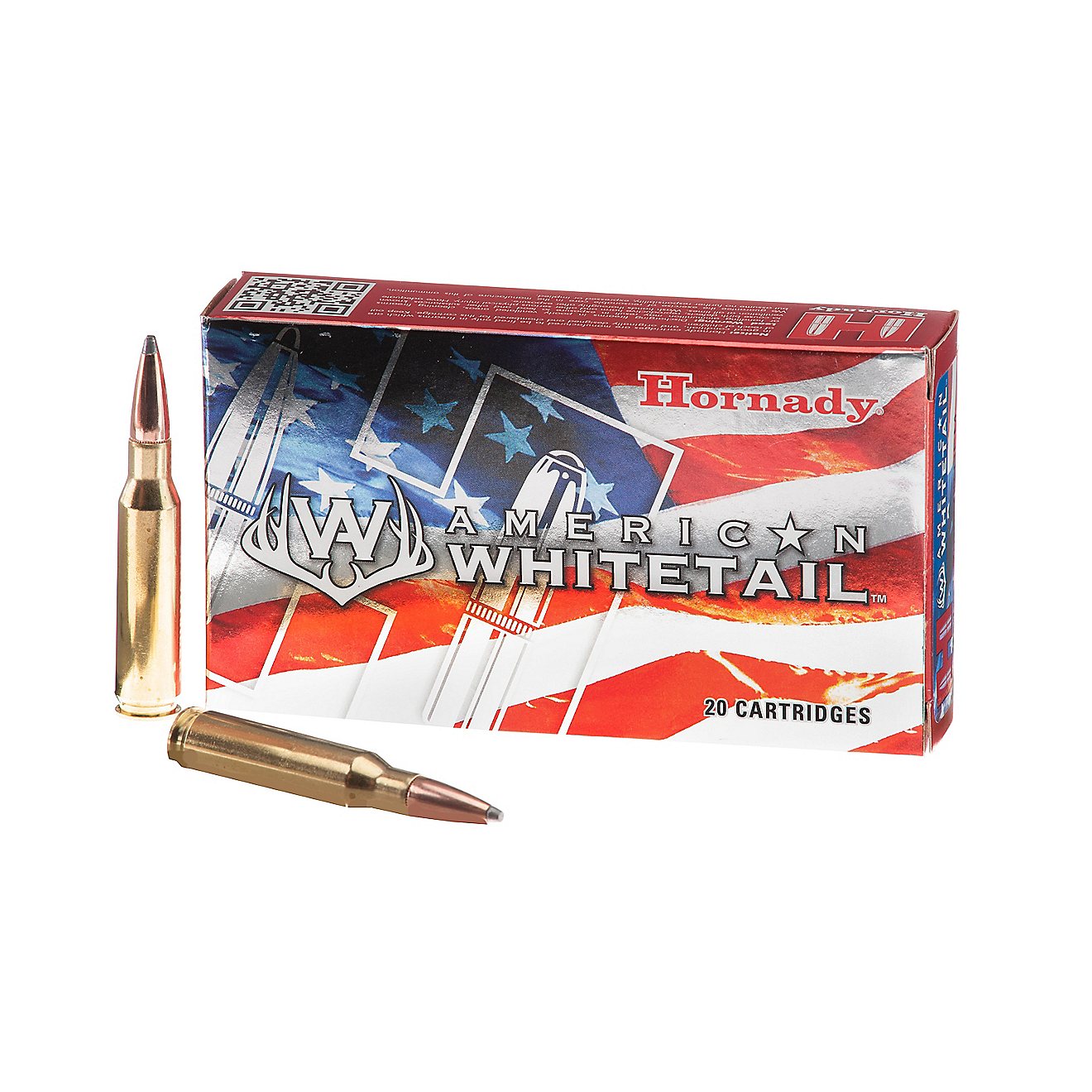 Hornady InterLock® SP American Whitetail™ 7mm-08 Rem 139-Grain Centerfire Rifle Ammunition - 20 Rounds                        - view number 1