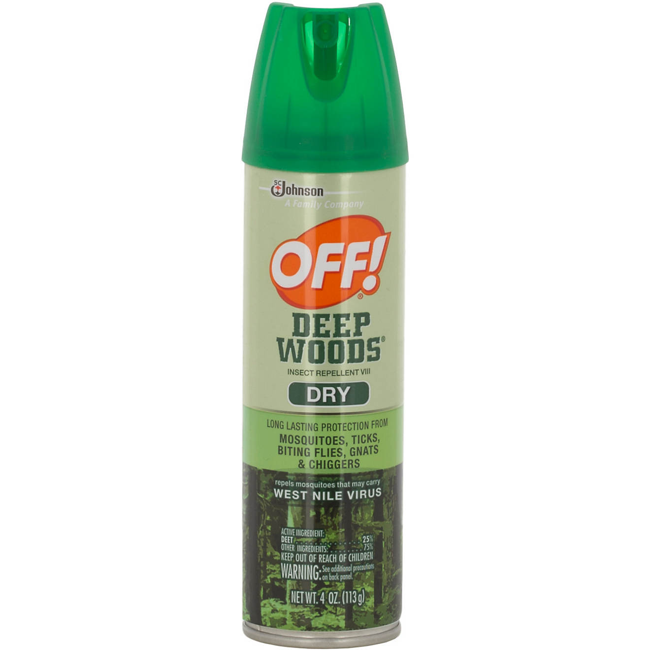 OFF! Deep Woods 4 oz. Dry Aerosol Mosquito Repellent                                                                             - view number 1