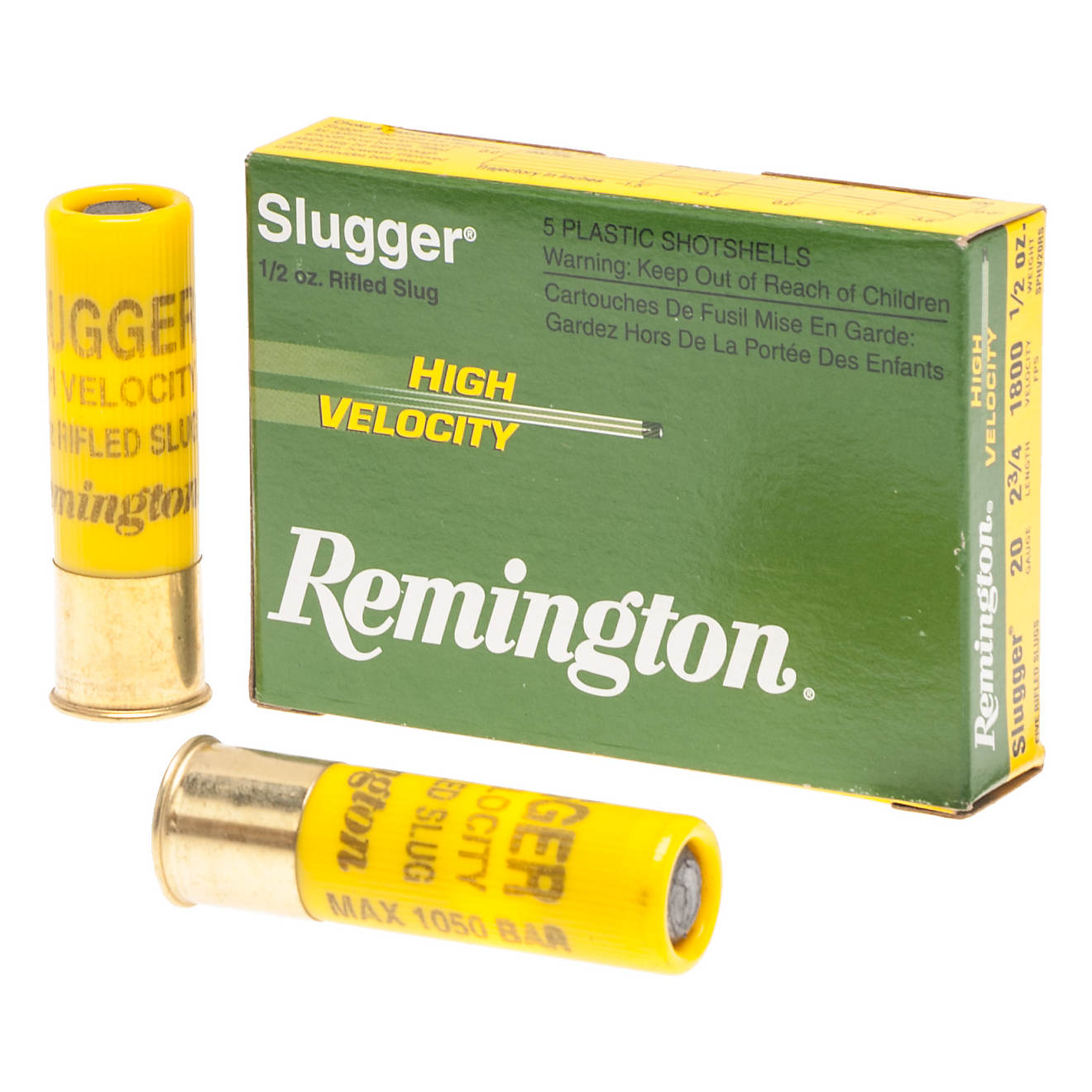 Remington Slugger High-Velocity Rifled Slug Loads 20 Gauge Shotshells | Academy