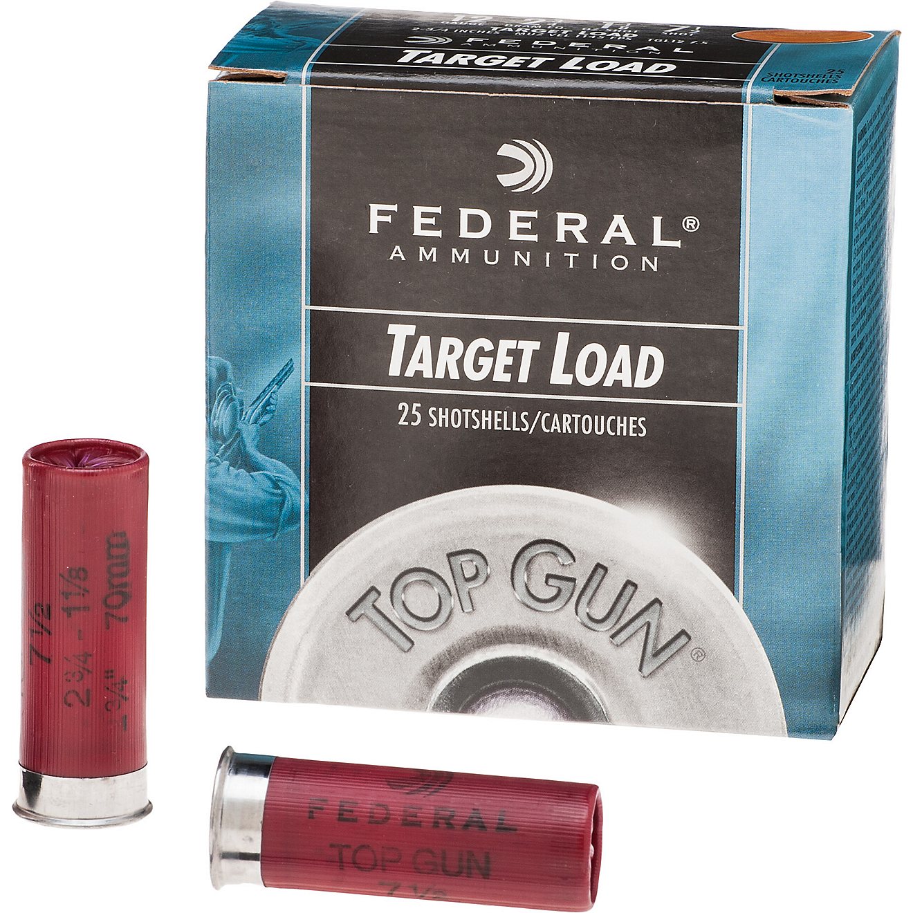 Federal Premium® Top Gun® Target 12 Gauge 7.5 Shotshells - 25 Rounds                                                           - view number 1