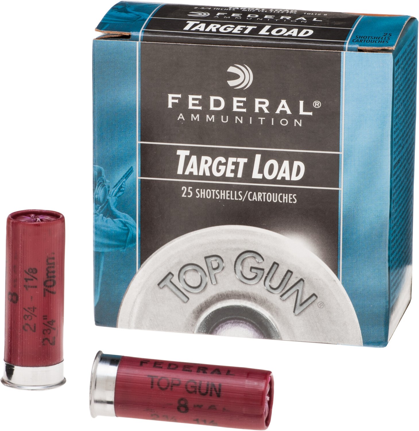 Federal Premium® Top Gun® Target 12 Gauge 8 Shotshells Academy