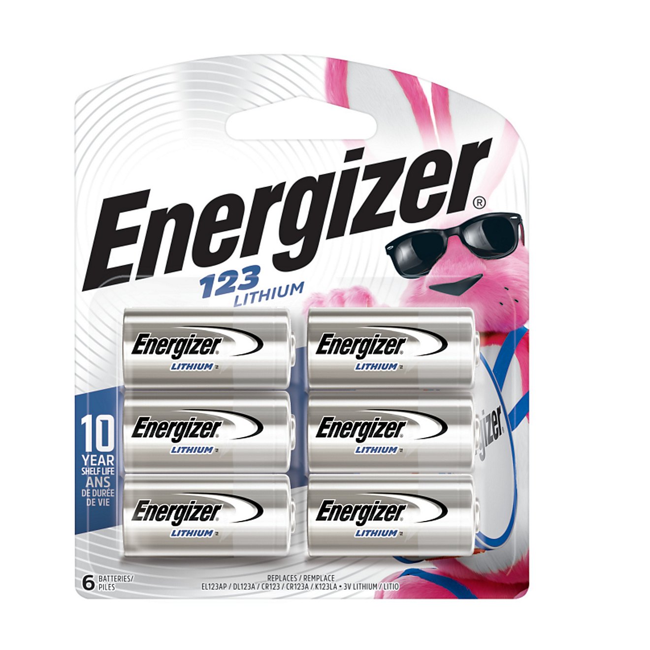 Energizer® CR123 Lithium Batteries 6-Pack - view number 1
