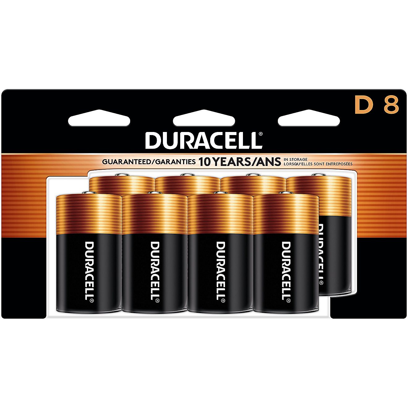 Duracell Coppertop D Batteries 8-Pack                                                                                            - view number 1