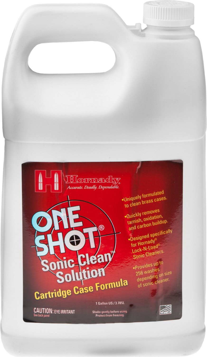 Hornady One Shot® Sonic Clean™ 1Gallon Cartridge Case Formula Solution