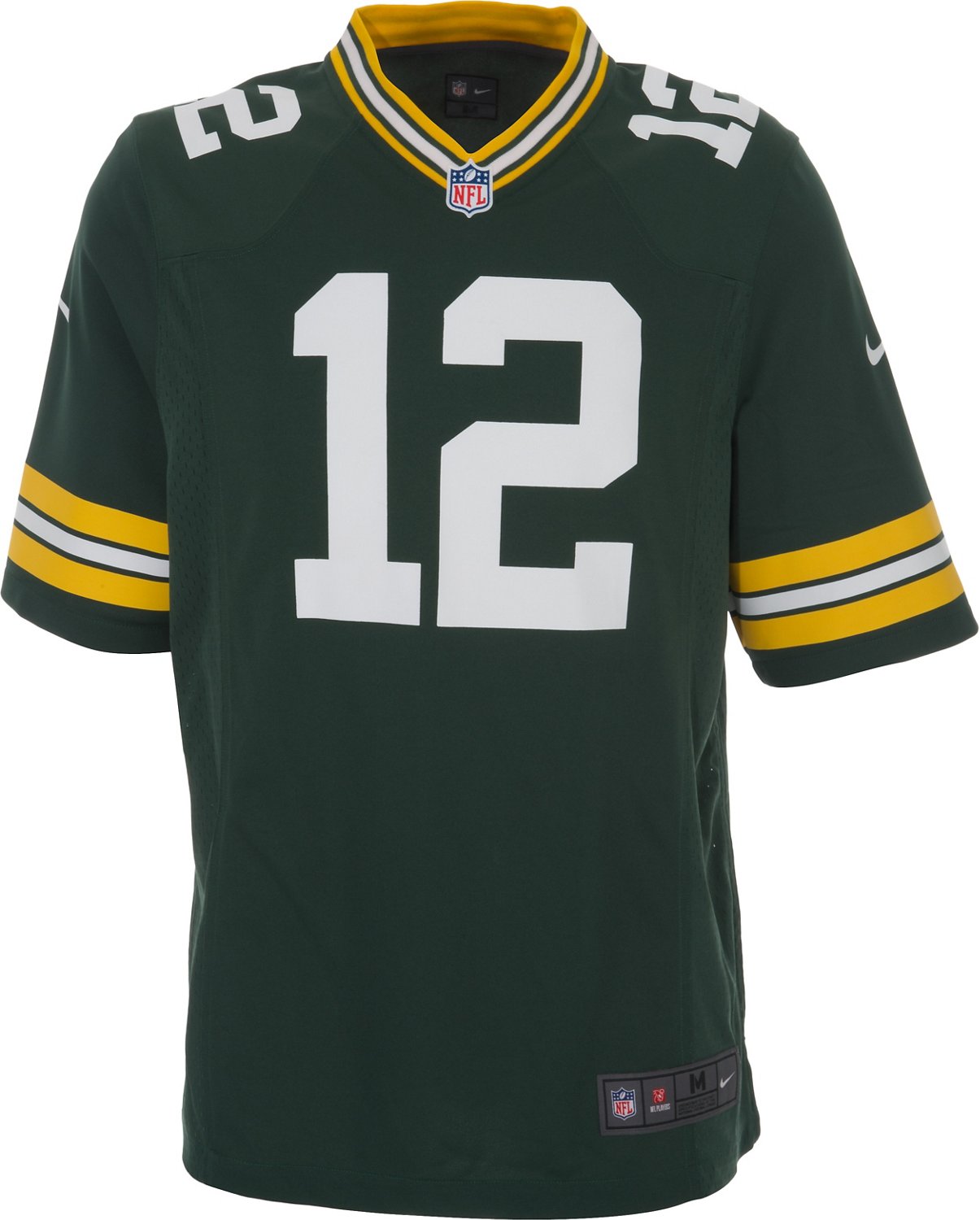 Nike Men's Green Bay Packers Aaron Rodgers 12 Game Jersey   Academy