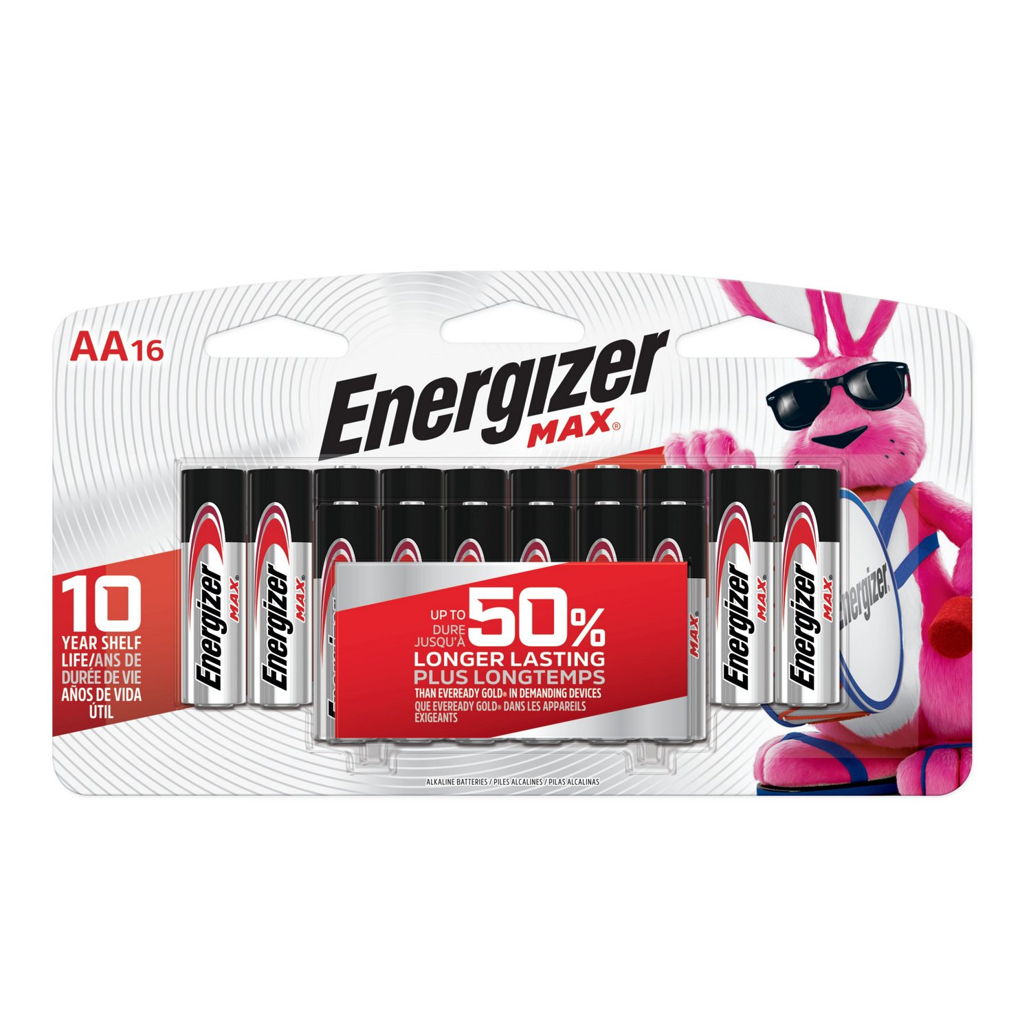 Energizer® AA Alkaline Batteries 16Pack Academy