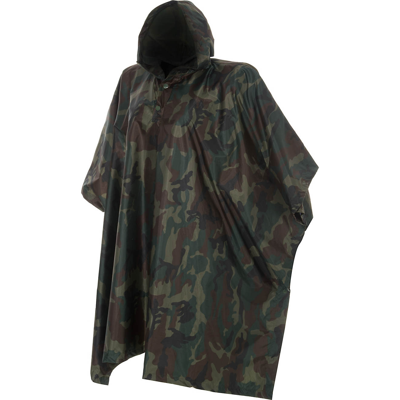 Game Winner Kids' Woodland Camo Poncho                                                                                           - view number 1