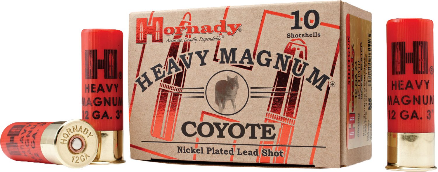 Hornady Heavy Magnum® Coyote 12 Gauge Buckshot Shotshells Academy