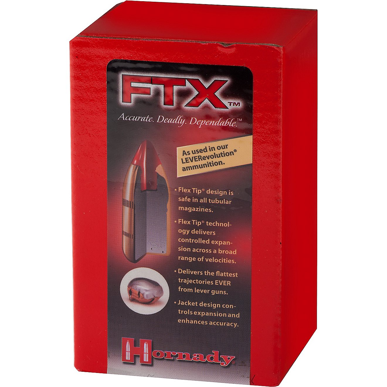 Hornady FTX® .44/.444 Marlin 265-Grain Rifle Bullets                                                                            - view number 2
