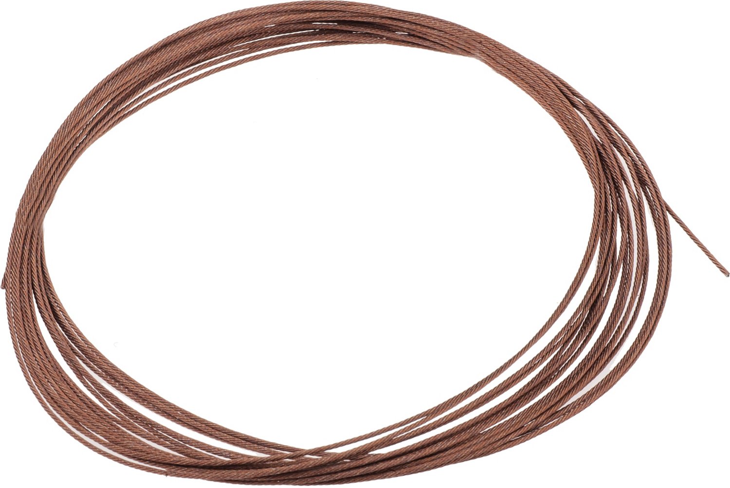 American Fishing Wire 49Strand 480 lbs 30 ft Coil StainlessSteel Shark Leader Cable Academy