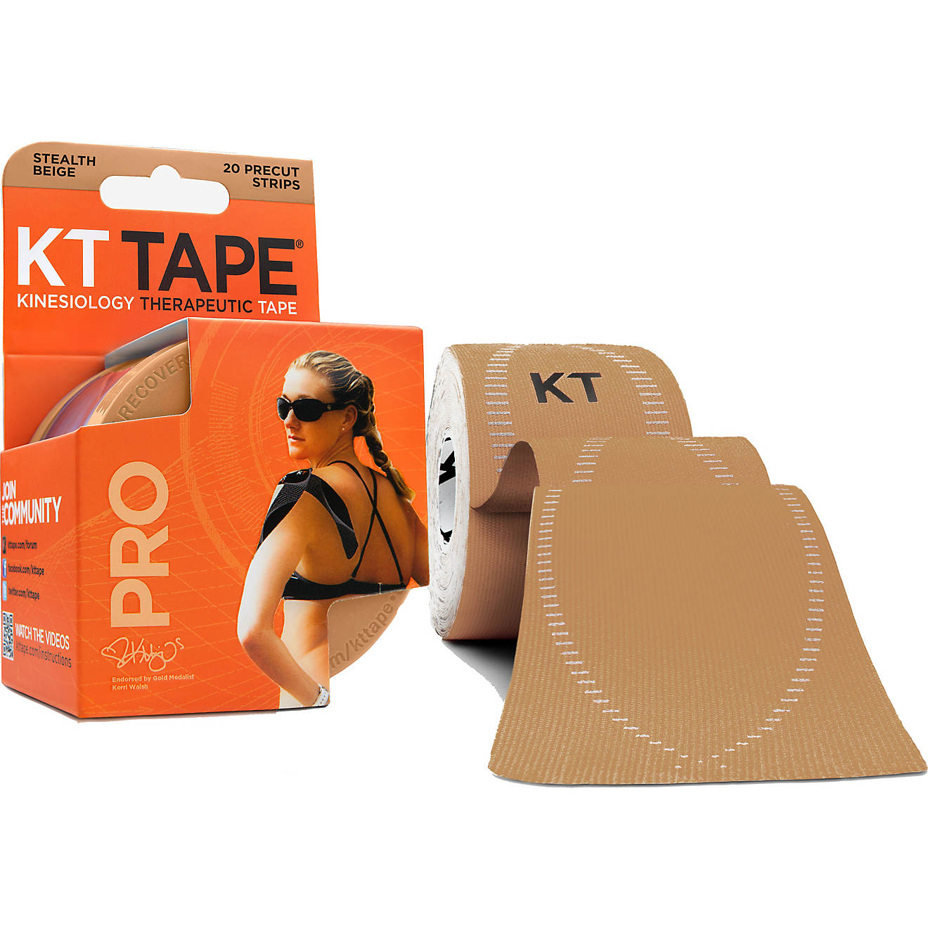 KT Tape Pro Precut Strips 20-Pack                                                                                                - view number 1