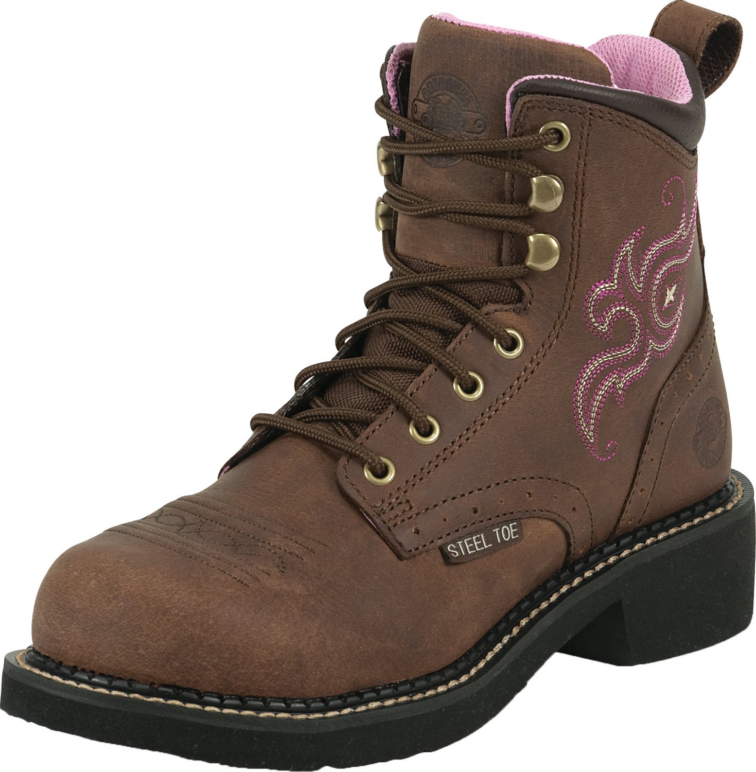 academy boots steel toe