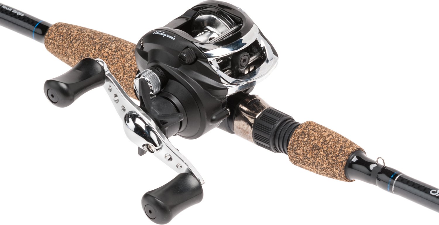 shakespeare agility low profile baitcast rod and reel combo