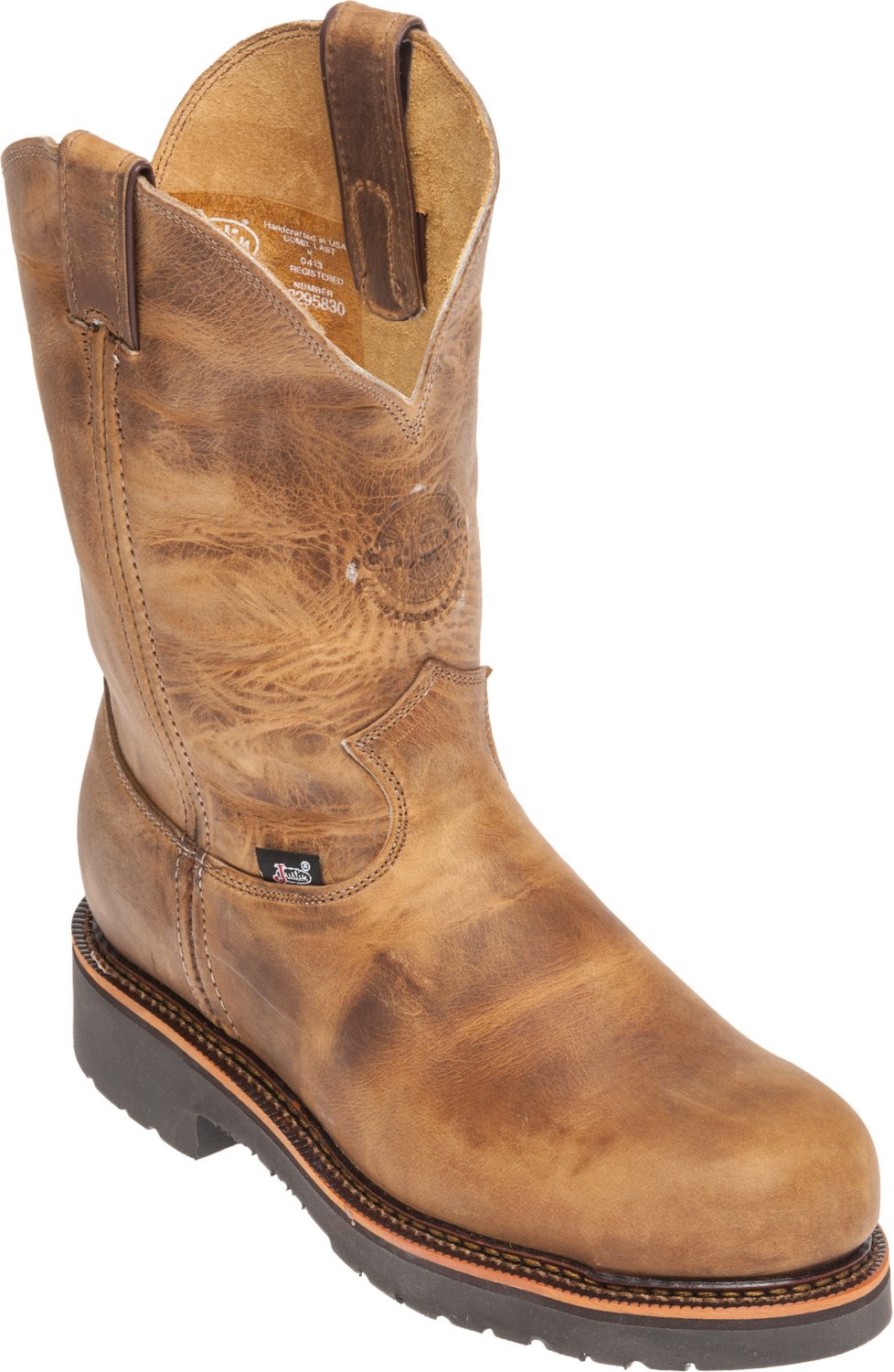 justin rugged tan gaucho boots