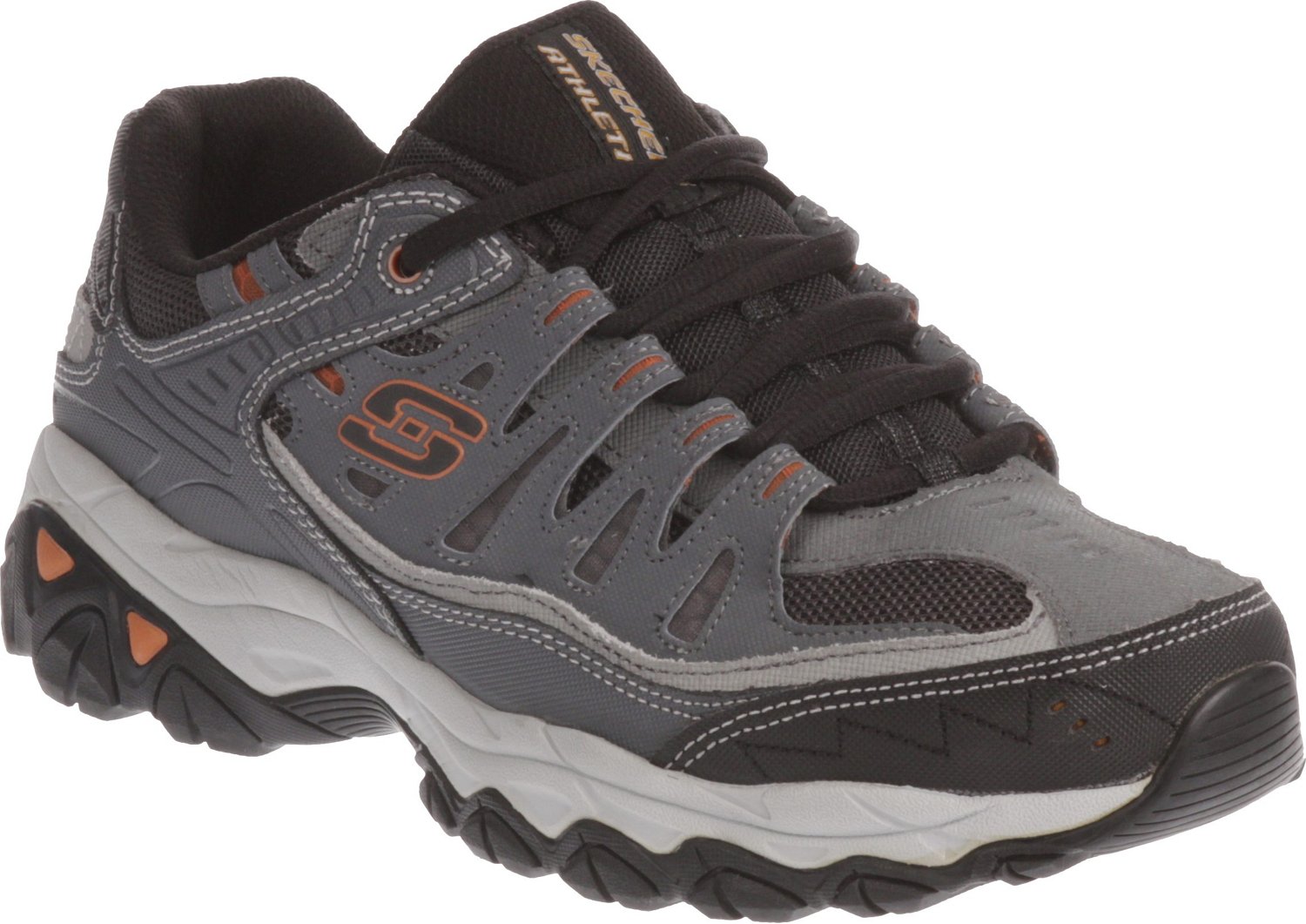 skechers men's afterburn athletic shoes