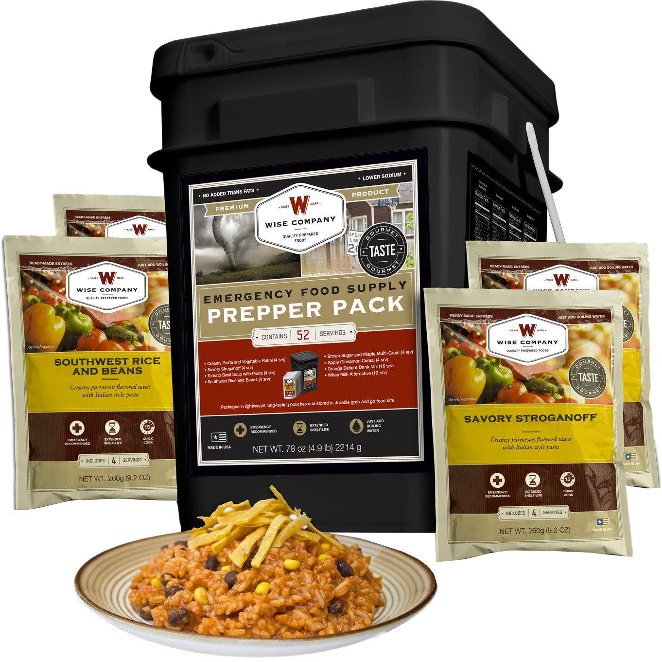 Wise Company 52-Serving Prepper Pack                                                                                            