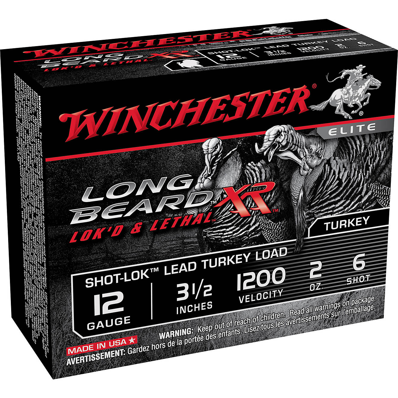 Winchester Long Beard XR 12 Gauge 3.5 inches 6 Shot Shotshells                                                                   - view number 1