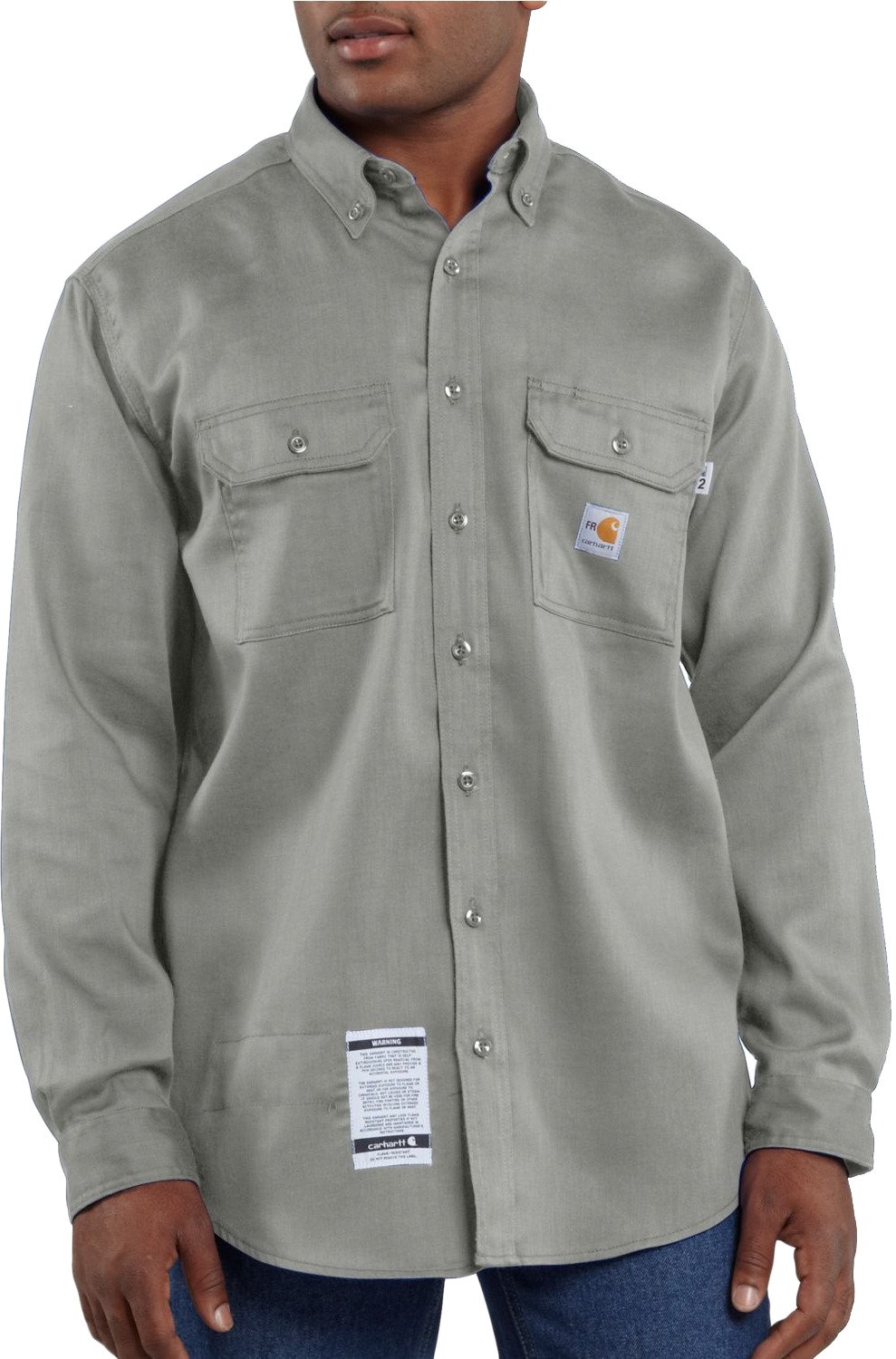 Carhartt Men's Flame-Resistant Work-Dry Lightweight Twill Shirt | Academy