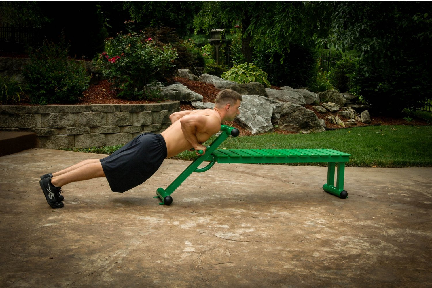 Stamina® Outdoor Fitness Bench Academy