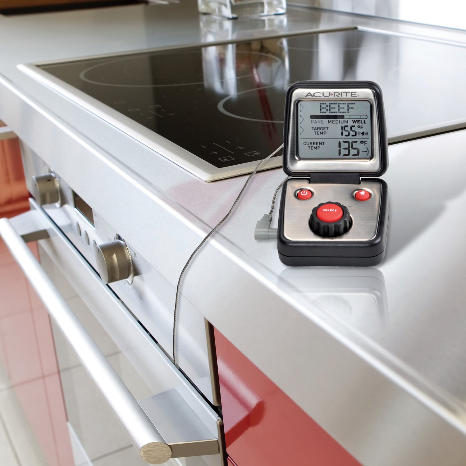 AcuRite Digital Cooking Thermometer with Probe Academy