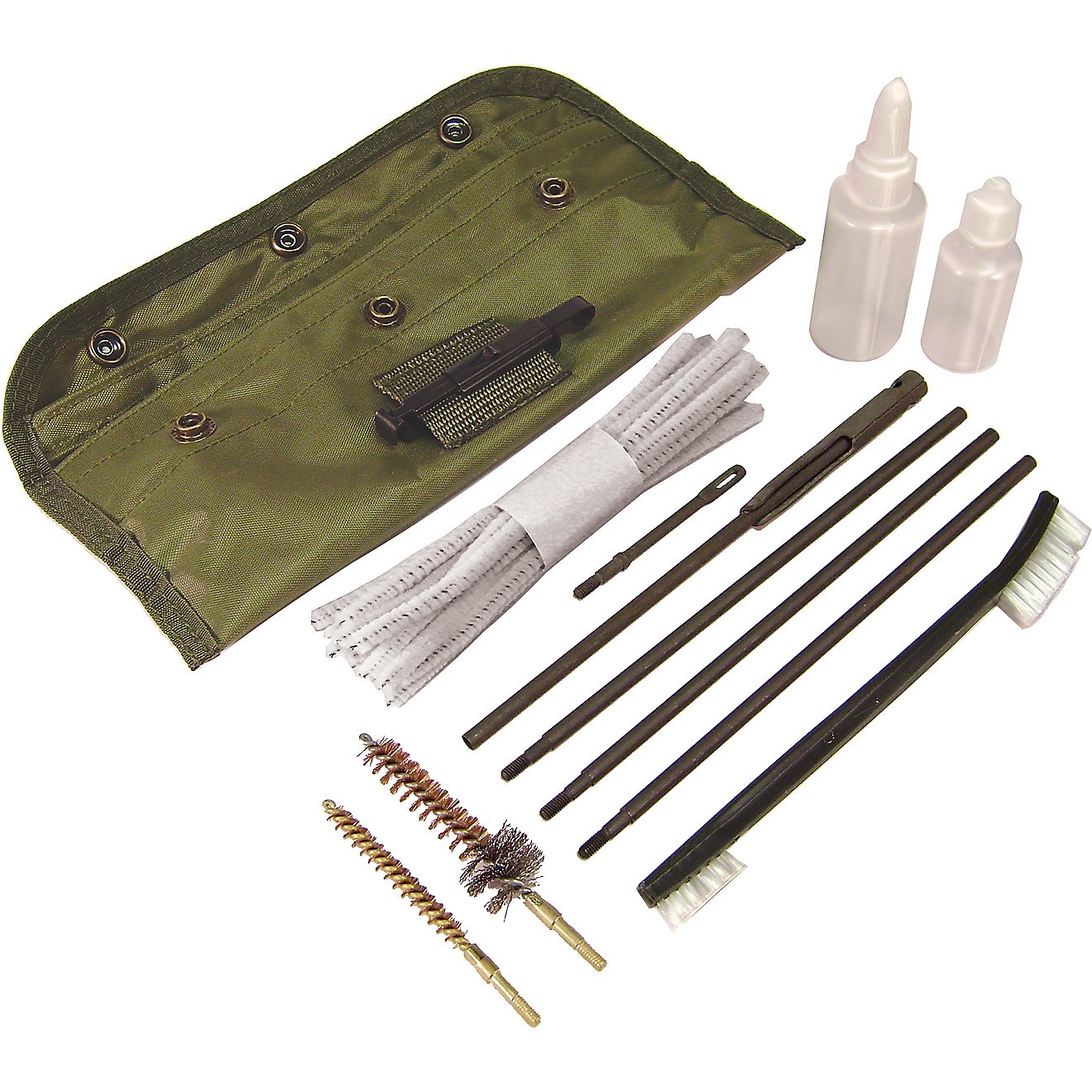 Cleaning Portable Kit With Pouch Rod Brushes Bottle Cleaning Set For M16 