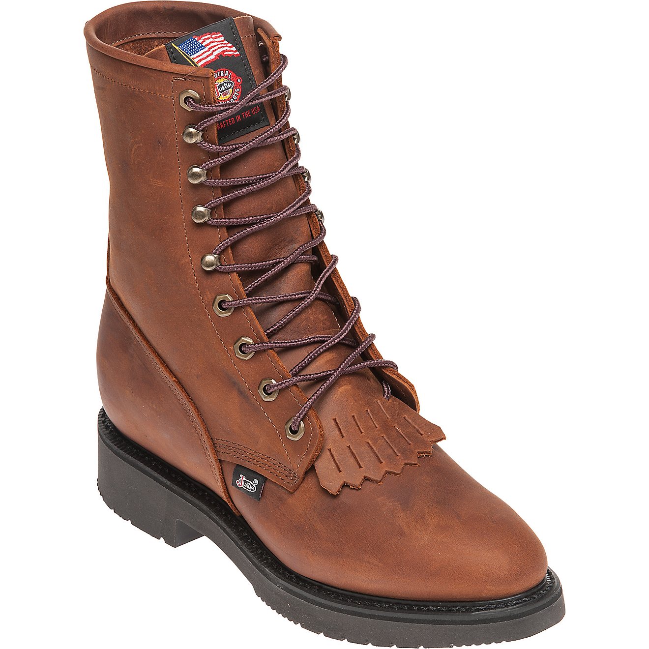 Justin Men's Double Comfort EH Lace Up Work Boots                                                                                - view number 2
