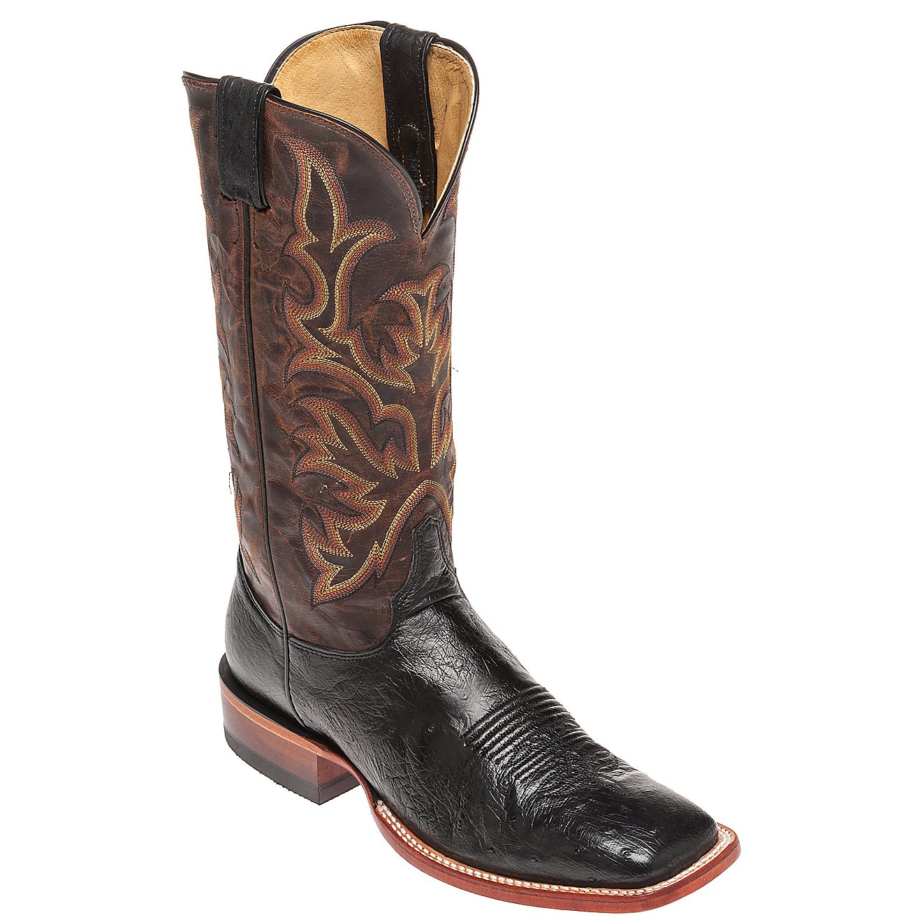 Justin Men's Exotics Smooth Ostrich Western Boots                                                                                - view number 2