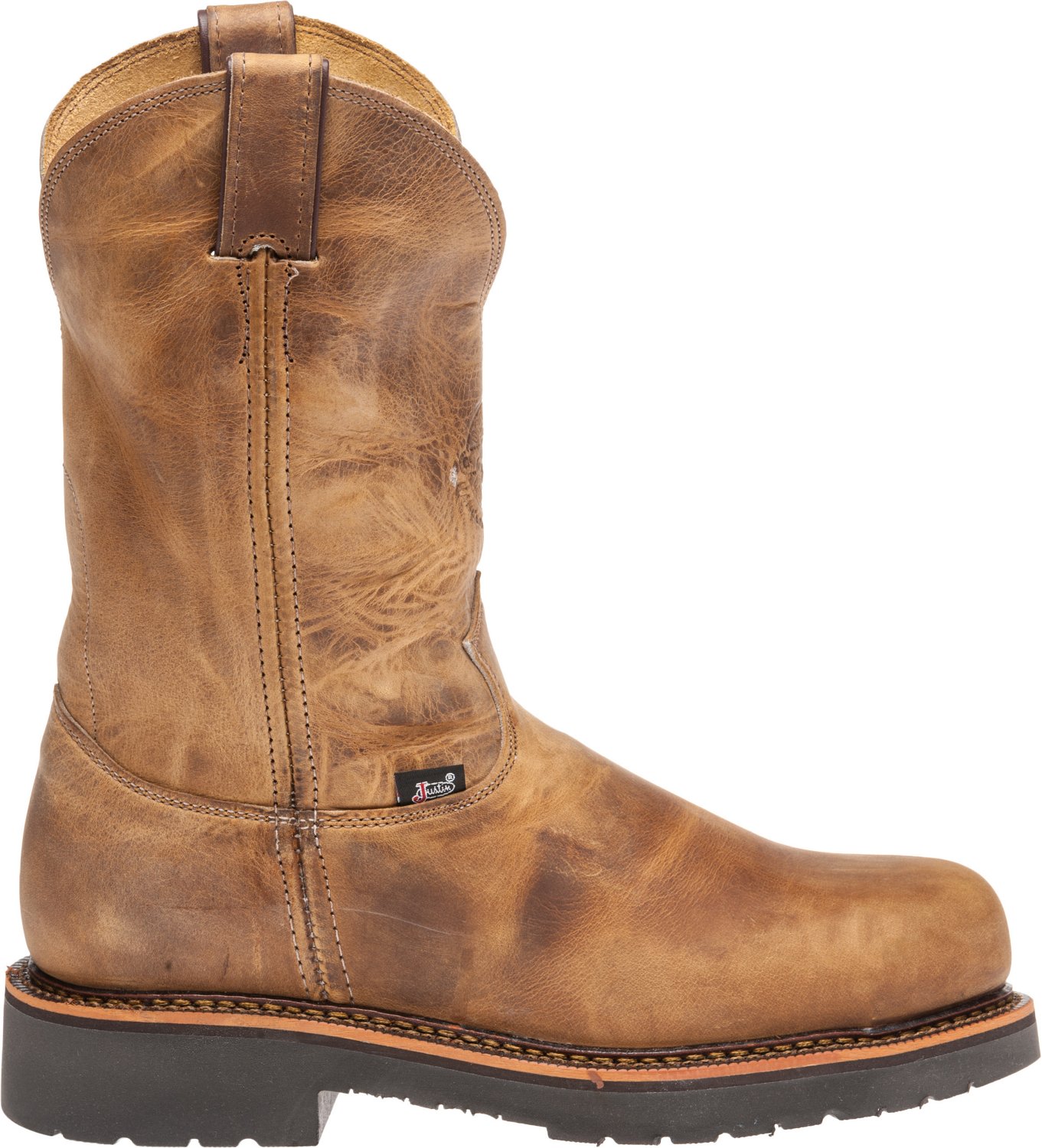 justin rugged tan gaucho boots