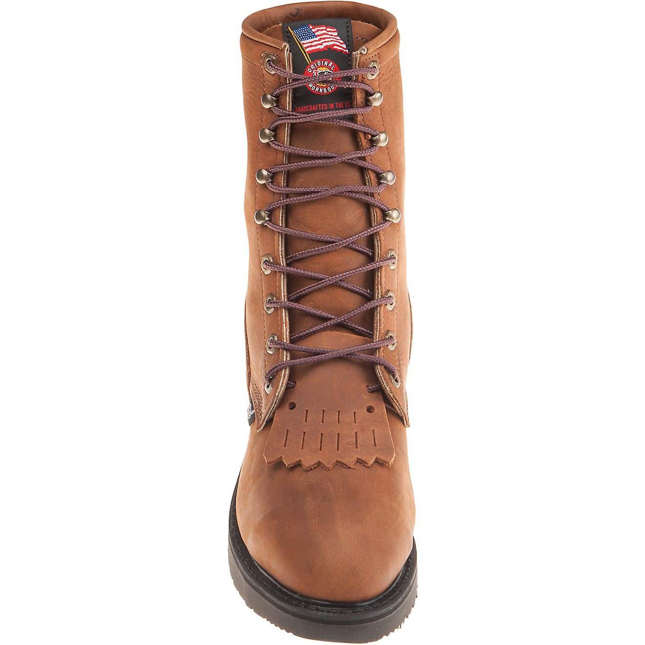 Justin Men's Aged Bark EH Steel Toe Lace Up Work Boots                                                                           - view number 3