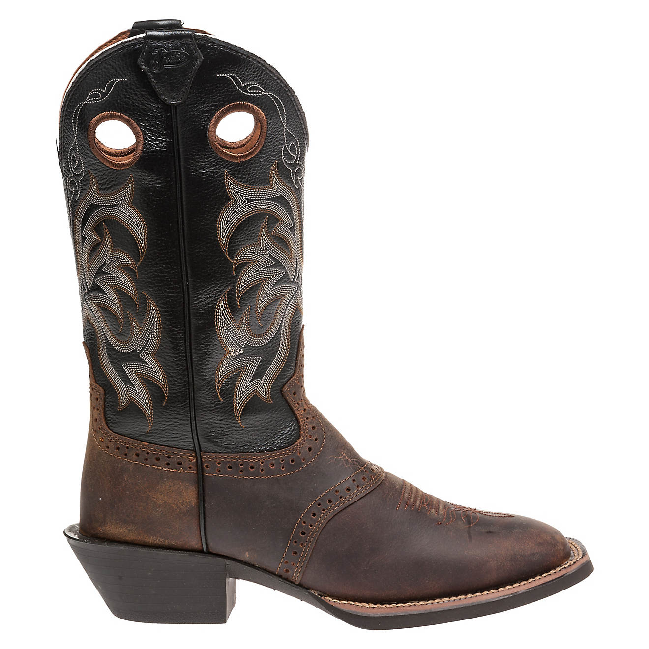 Justin Men's Punchy Stressed Buffalo Western Boots                                                                               - view number 1