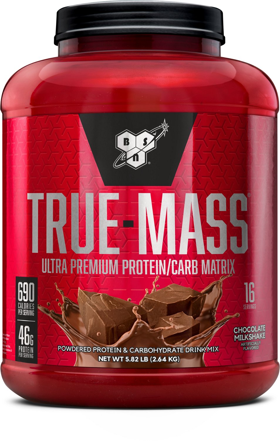 BSN Sports True Mass Chocolate Peanut Butter Protein Powder Academy