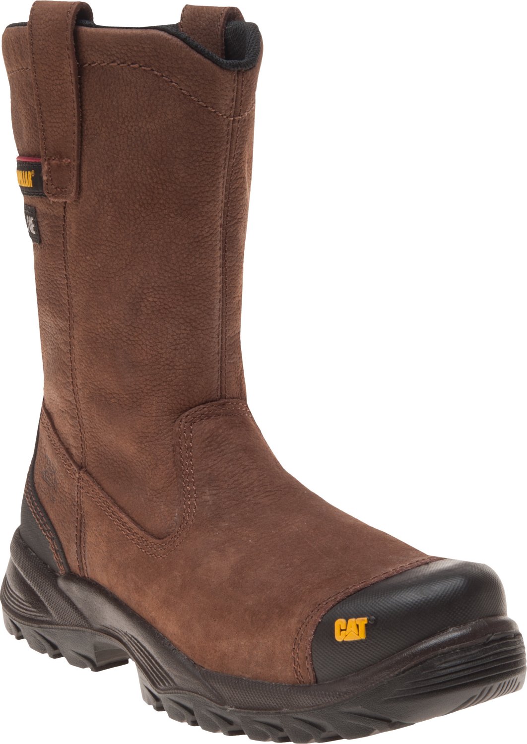 Cat Footwear Men's Spur EH Steel Toe Wellington Work Boots | Academy