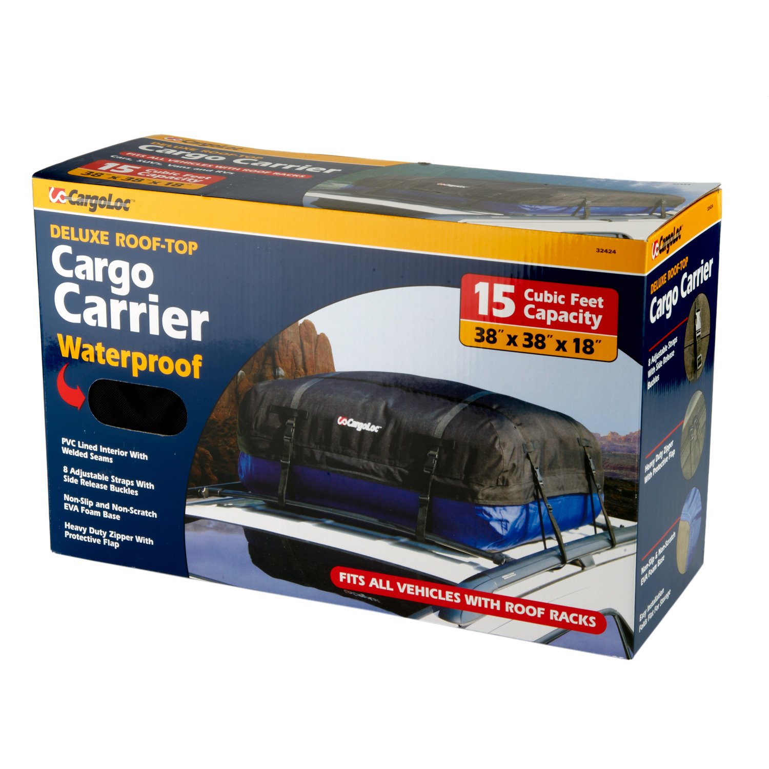 cargoloc deluxe rooftop cargo carrier