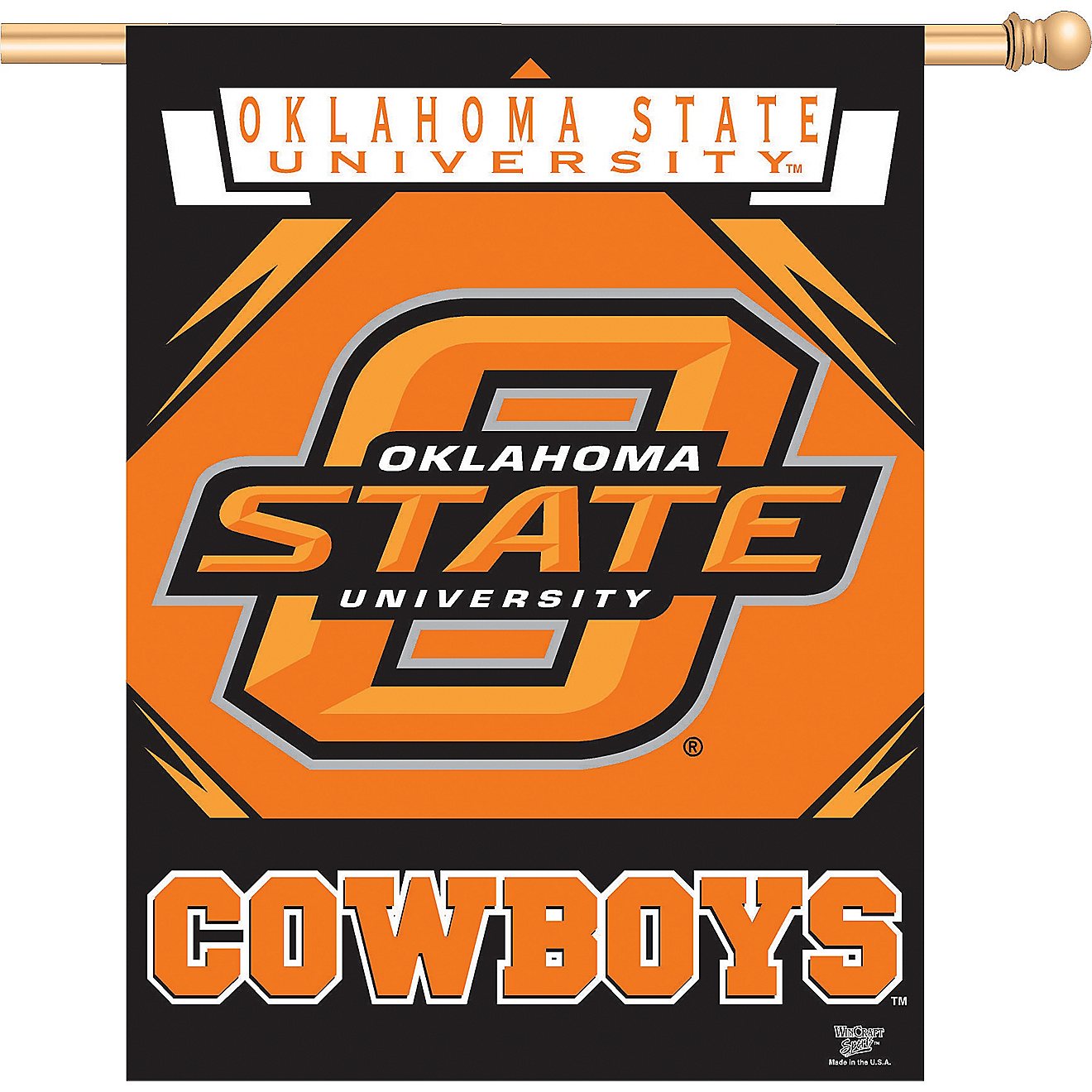 WinCraft Oklahoma State University Vertical Flag                                                                                 - view number 1