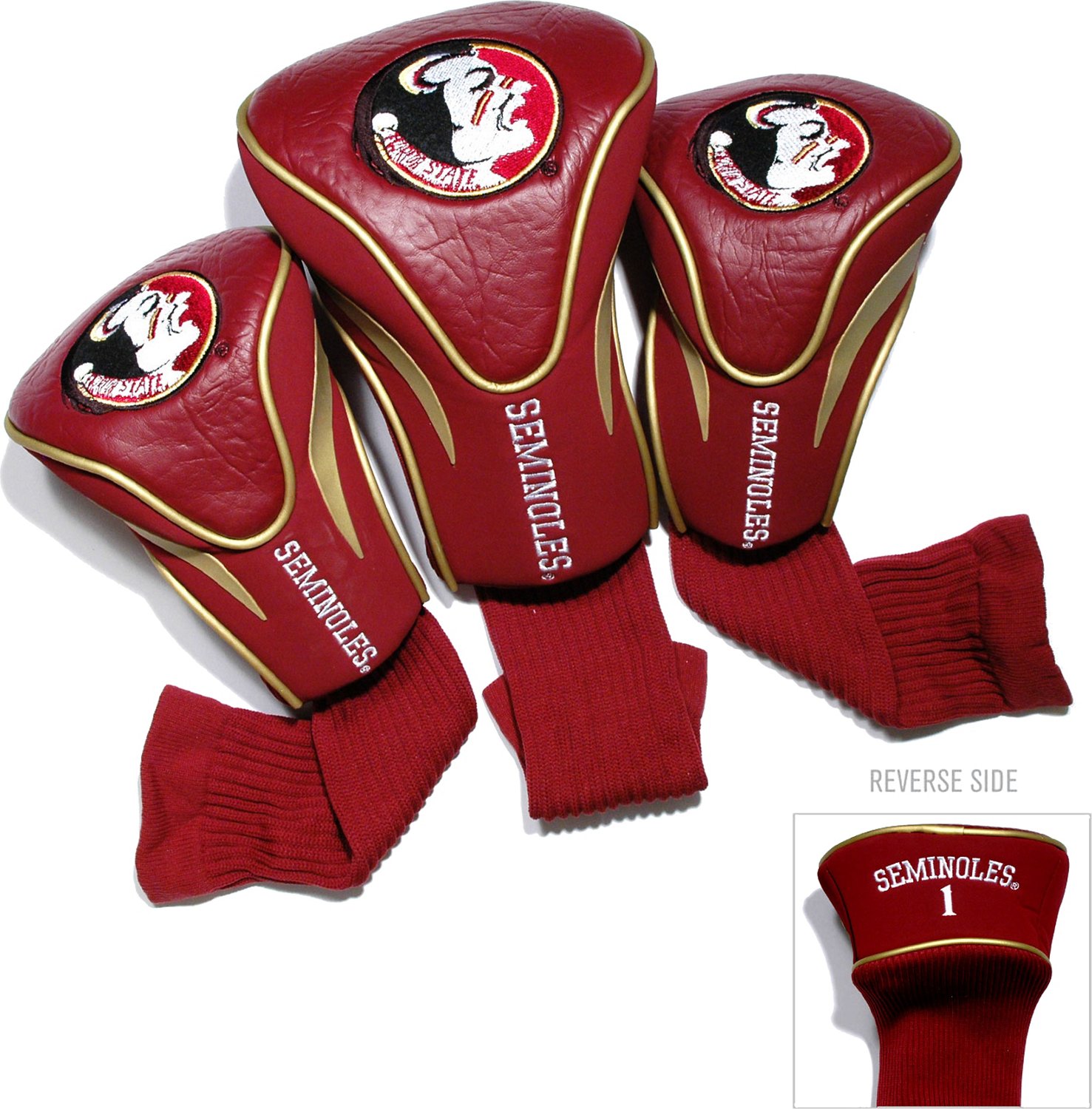 Team Golf Sock Head Covers 3Pack Academy