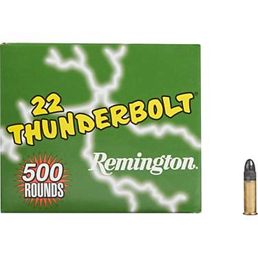 Remington Thunderbolt .22 LR 40-Grain Rimfire Rifle Ammunition - 500 Rounds                                                     