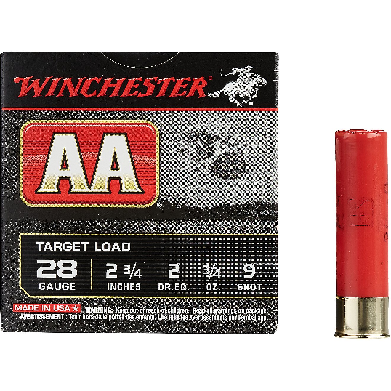 Winchester AA HS Target Load 28 Gauge 9  Shotshells - 25 Rounds                                                                  - view number 2
